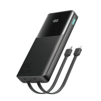 JOYROOM POWERBANK JR-PBF19 10000MAH DO SZYBKIEGO ŁADOWANIA Z DWOMA KABLAMI