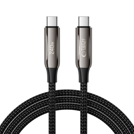 TECH-PROTECT UB10T KABEL TYPE-C 200CM PD240W QC4.0 DO ŁADOWANIA TELEFONÓW