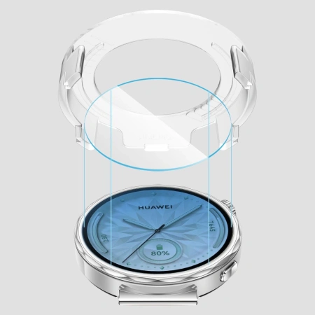 Szkło hartowane Tech-Protect Easy Set+ 2-pack na Huawei Watch GT 5 41 mm - przezroczyste