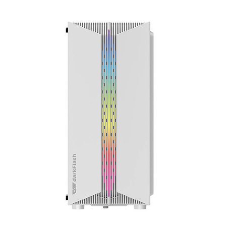 DARKFLASH OBUDOWA KOMPUTEROWA DK151 LED DO PC Z RGB WENTYLATORAMI I SZKŁEM