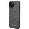 Etui Guess GUHCP14SG4GFGR na iPhone 14 - szare 4G Metal Gold Logo