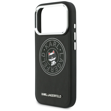 Etui Karl Lagerfeld Point & Choupette    Sketch MagSafe do iPhone 17 Pro Max czarny