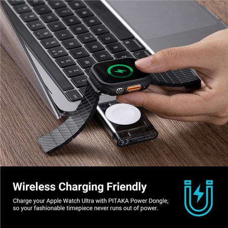 Pitaka Air case, black/grey - Apple Watch Ultra 49 mm