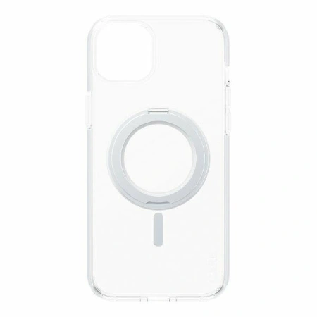 Etui CARE by PanzerGlass Kickstand Case MagSafe na iPhone 15 Plus - srebrne