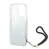 Guess GUOHCP14XHFLSB iPhone 14 Pro Max 6,7" niebieski/blue hardcase Flower Strap