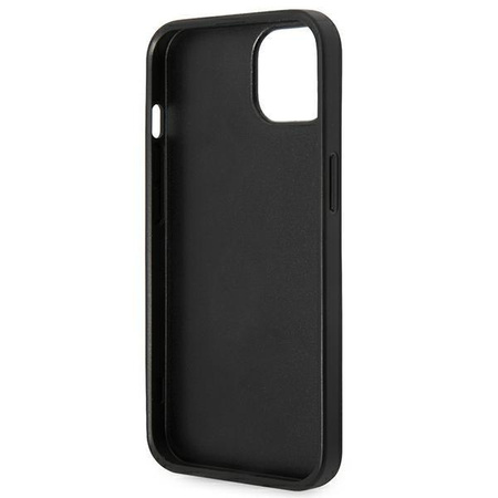 Karl Lagerfeld KLHCP14MSAPCHG iPhone 14 Plus 6,7" hardcase srebrny/silver Saffiano Choupette Head Patch
