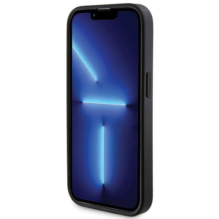 Zestaw Guess GUBPM5P13L4GEMGK iPhone13 Pro 6.1 hardcase + Powerbank 5000mAh MagSafe czarny/black 4G Metal Logo