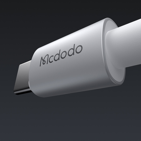 MCDODO KABEL USB-C SZYBKIE ŁADOWANIE DO IPHONE LIGHTNING 36W 1M LED BIAŁY