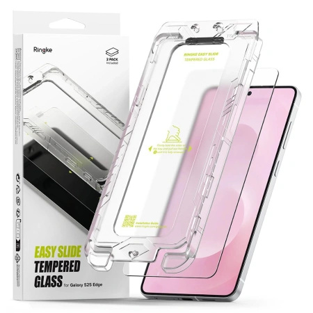 RINGKE SZKŁO HARTOWANE EASY SLIDE 2-PACK DO SAMSUNG GALAXY S25 EDGE