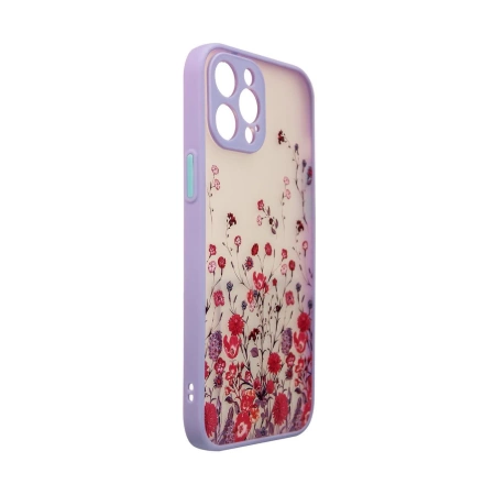 HURTEL CASE ETUI POKROWIEC DO IPHONE 12 PRO MAX DESIGN Z KWITNĄCYM WZOREM