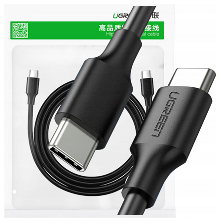 UGREEN KABEL USB-C DO USB-C 1M DO TELEFONÓW IPHONE 60W PD SZYBKIE ŁADOWANIE
