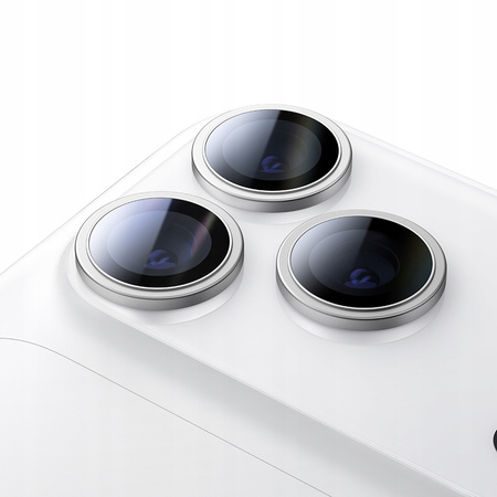 MCDODO SZKŁO HARTOWANE NA APARAT OCHRONNE DO APPLE IPHONE 17 AIR TYŁ SREBNE