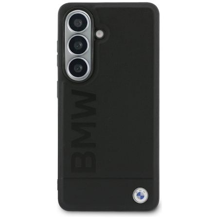 Etui BMW Leather Hot Stamp MagSafe do    Samsung Galaxy S26 czarny