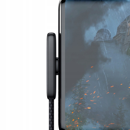 MCDODO KABEL USB-C KĄTOWY SZYBKIE ŁADOWANIE USB TYP C 6A 100W CZARNY 1M