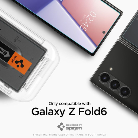 SPIGEN SZKŁO HARTOWANE GLAS.TR EZ FIT 2-PACK DO SAMSUNG GALAXY Z FOLD 6