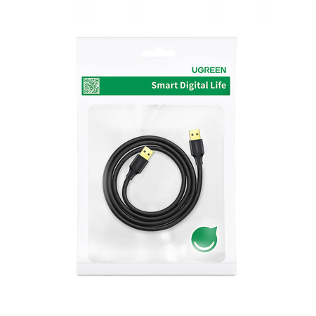 Ugreen kabel przewód USB - USB (męski - USB 3.2 Gen 1) 1 m czarny (US128 10370)