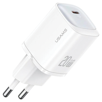 USAMS ŁADOWARKA USB-C 20W DO APPLE IPHONE X 11 12 13 14 15 PD FAST CHARGING