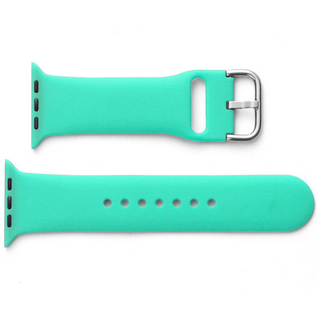 Silicone Strap APS silikonowa opaska do Watch Ultra / 8 / 7 / 6 / 5 / 4 / 3 / 2 / SE (49 / 45 / 44 / 42mm) pasek bransoleta do zegarka miętowy