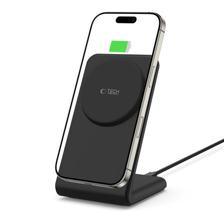 TECH-PROTECT QI15W-A38 ŁADOWARKA WIRELESS DO MAGSAFE IPHONE 12 13 14 15 15W