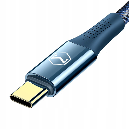 Cable for phone, computer, Mcdodo Angular USB-C PD 2.0 QC 4.0 5A 100W 2M blue