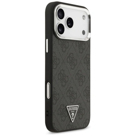 GUESS ETUI 4G TRIANGLE LOGO MAGSAFE DO IPHONE 17 PRO MAX LUKSUSOWA OCHRONA