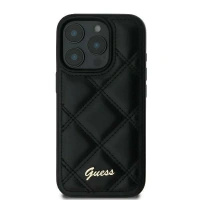 GUESS ETUI HARDCASE DO IPHONE 16 PLUS 6.7 QUILTED METAL LOGO WYSOKA JAKOŚĆ