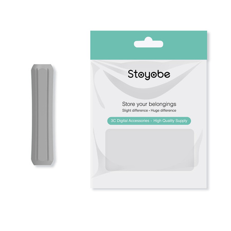 Stoyobe Silicone Holder uchwyt silikonowy dla Apple Pencil 1 / Apple Pencil 2 / Huawei M-Pencil szary