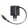 MCDODO SZYBKA ŁADOWARKA SIECIOWA ZASILACZ 3X USB-C + USB-A 100W KABEL 1M