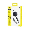 Kabel zwijany Baseus Free2Pull Mini 100W 3w1 USB-C - 2xUSB-C 1.2m - czarny