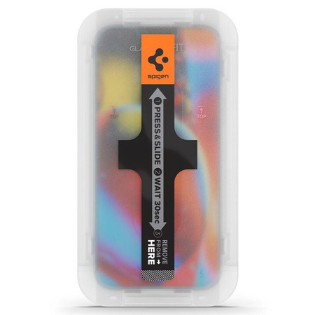 SZKŁO HARTOWANE SPIGEN GLAS.TR ”EZ FIT” 2-PACK IPHONE 13 PRO
