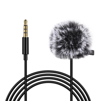 PULUZ MIKROFON KRAWATOWY LAVALIER DO SMARTFON LAPTOP KAMERA 35MM 15M KABEL