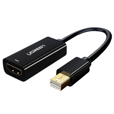 UGREEN ADAPTER MINI DISPLAYPORT DO HDMI Z ROZDZIELCZOŚCIĄ FHD 1080P I AUDIO