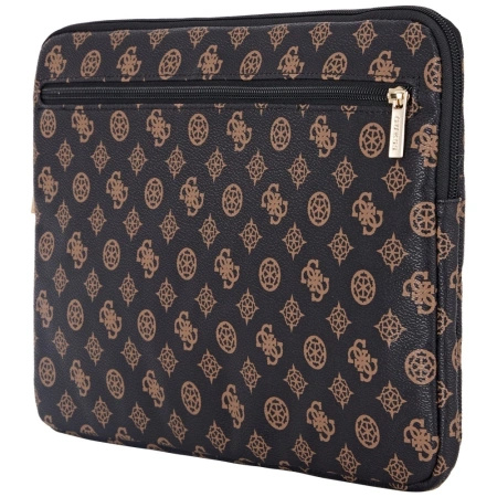 Torba Guess Sleeve Peony Pocket Triangle na laptopa 14" - czarna