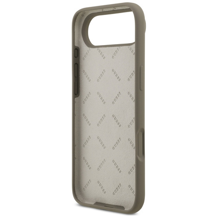 Etui Guess Silicone Big 4G Script do     iPhone Air brązowy