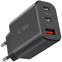 TECH-PROTECT ADAPTER ŁADOWARKA 3-PORTOWA PD30W DO SMARTFONÓW TABLETÓW QC3.0