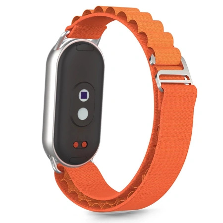 Pasek Tech-Protect Nylon Pro na Xiaomi Smart Band 8 / 9 / 10 / NFC - pomarańczowy