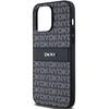 DKNY ETUI HARDCASE LEATHER MONO STRIPE METAL LOGO DO IPHONE 14 PRO MAX 6.7