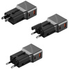 Adapter Energea TravelWorld 1A1C 25W     czarny gunmetal