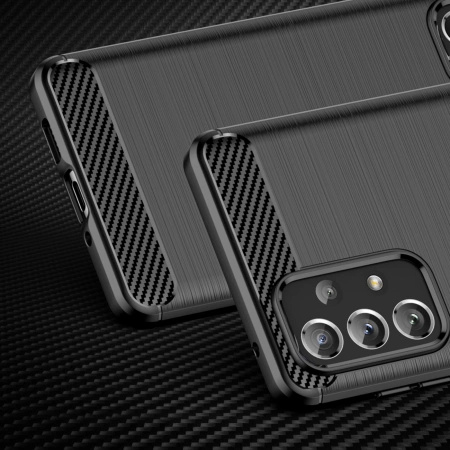 HURTEL CARBON CASE ETUI POKROWIEC DO SAMSUNG GALAXY A73 ELASTYCZNE OCHRONNE