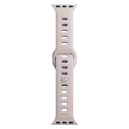 38/40/41/42 mm Latte (small) - 3mk Silicone Watch Strap for Apple