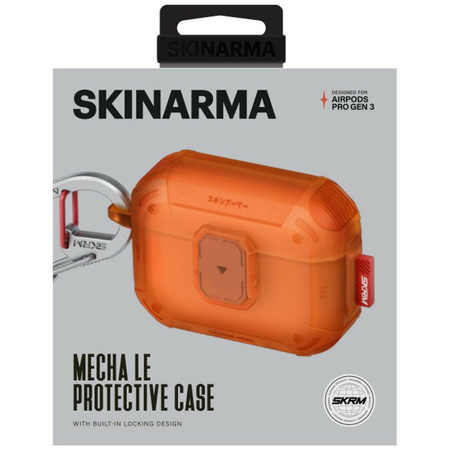 Etui Skinarma Mecha LE do AirPods Pro 3  pomarańczowy