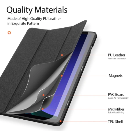 DUX DUCIS ETUI DOMO Z KLAPKĄ I SMART SLEEP DO SAMSUNG GALAXY TAB S9 TABLET