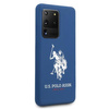 Etui U.S. Polo Assn. Silicone Collection na Samsung Galaxy S20 Ultra - granatowe