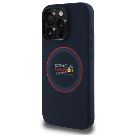 Red Bull RBHMP16X24SIILVR iPhone 16 Pro  Max 6.9 hardcase granatowy/navy Silicone Red Ring MagSafe