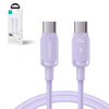 Kabel USB C - USB C 100W 1,2 m Joyroom S-CC100A14 – fioletowy