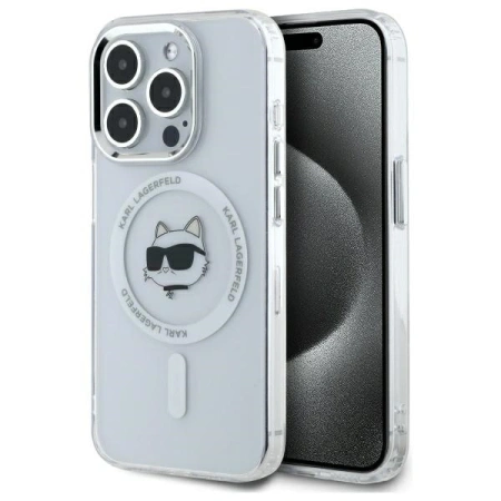 KARL LAGERFELD KLHMP15XHLSCHH ETUI DO IPHONE 15 PRO MAX 6.7 CHOUPETTE METAL