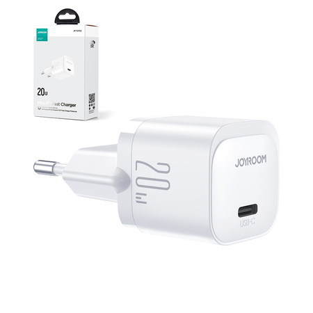 Mini ładowarka USB C 20W PD Joyroom JR-TCF02 - biała