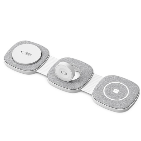 TECH-PROTECT QI15W-A32 3IN1 ŁADOWARKA INDUKCYJNA DO MAGSAFE IPHONE 11 12 13