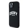 DKNY ETUI HARDCASE LIQUID SILICONE DO IPHONE 14 15 13 DO MAGSAFE PLAIN LOGO