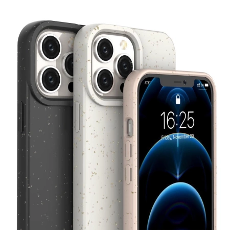 Eco Case etui iPhone 14 Plus silikonowy degradowalny pokrowiec białe